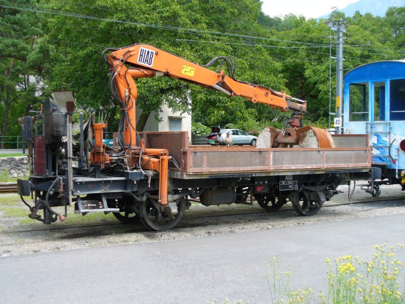 TPC /ASD - Dienstwagen X  935  Abgestellt bei der Haltestelle Aigle-Depot am 29.07.2007