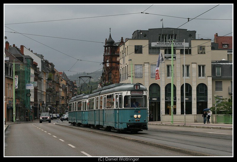 Traktion 291 nahe dem Bismarkplatz, 07. Juni 2009.