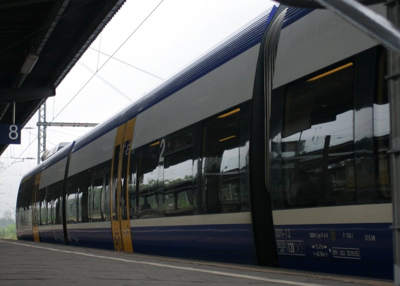 Treppenblick. VT 0011 der Nordwestbahn. Wanne-Eickel   23.09.2008