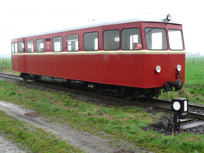 Triebwagen T 102 der Selfkantbahn, 16.04.2006
