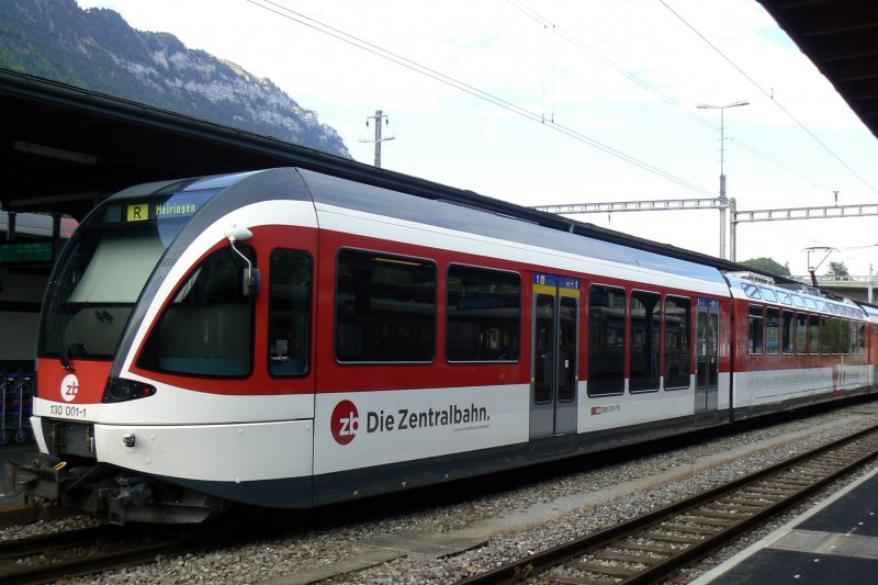 Triebwagen der Zentralbahn