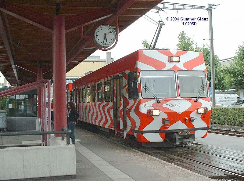 Triebzug 14 am 16.08.2004 in Wil