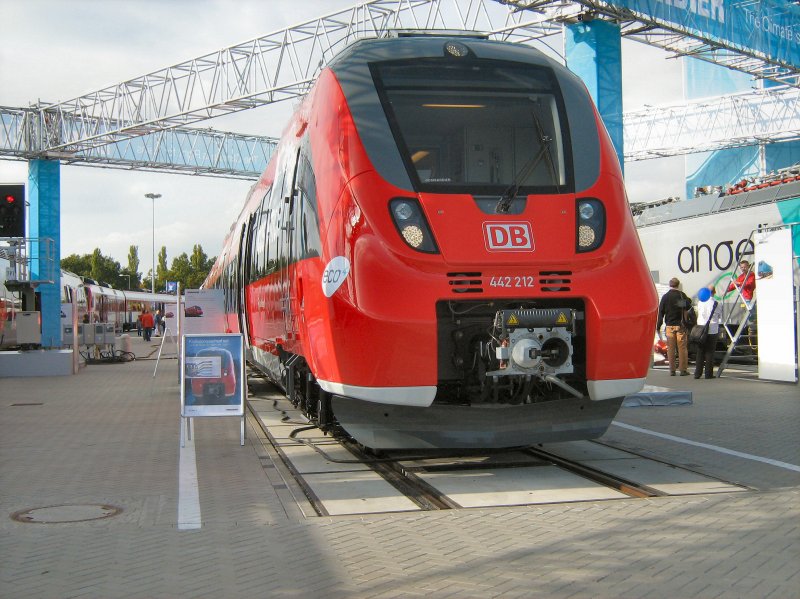 Triebzug BR 442, Vorstellung auf der Innotrans Berlin 27.9. 2008