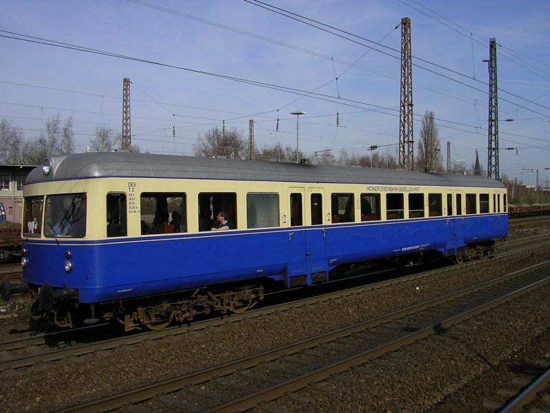 Triebzug T2 in Bochum - Ehrenfeld.(08.03.2008)