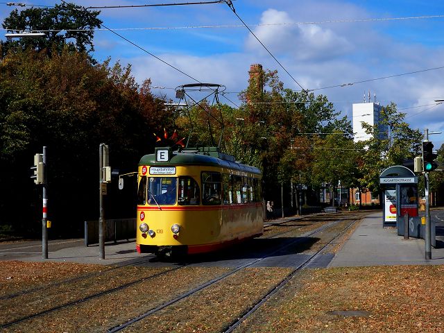 Tw 139 bei der Augartenstrae. Aufgenommen am 4.10.2009