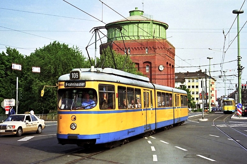 Tw 1855 am Huttroper Wasserturm (11. Mai 2000)