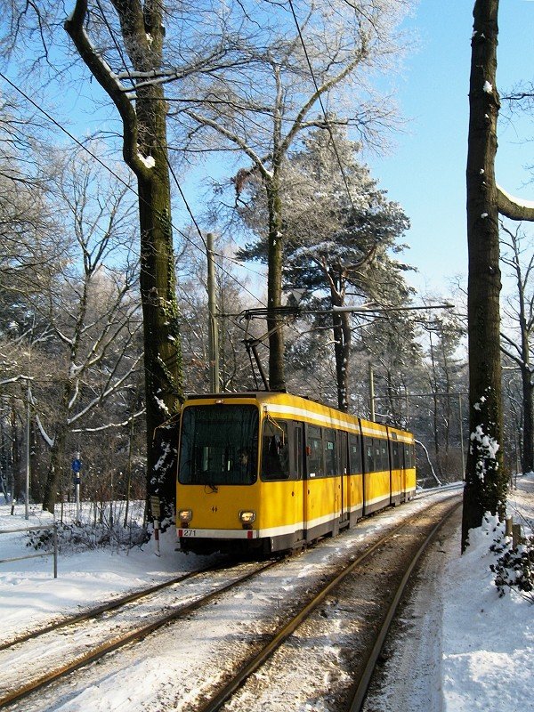Tw 271 im Uhlenhorst (8. Januar 2009)