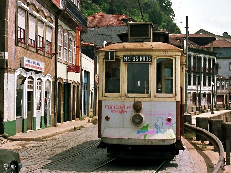 Tw 276 in der Rua de Monchique (3. Mai 1988)