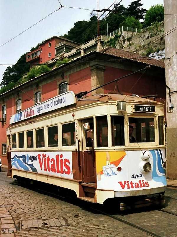 Tw 284 in der Rua de Monchique (3. Mai 1988) 