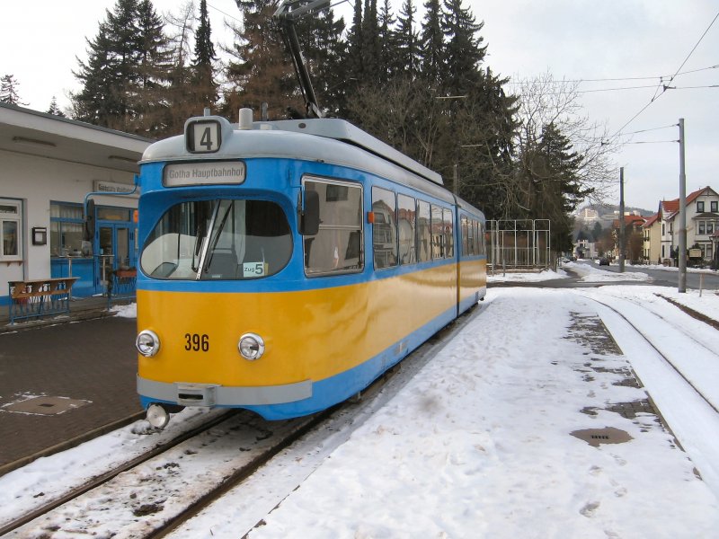 Tw 396 nach Gotha in Tabarz
2004