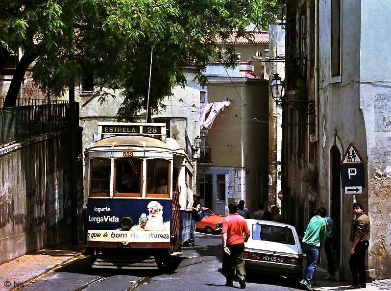 Tw 533 im Stadtteil S. Tom� (16. Juni 1986)