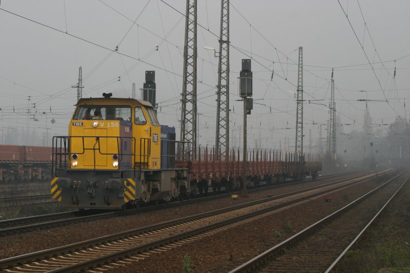 TWE V156 durchfhrt am 4.4.09 Duisburg-Bissingheim