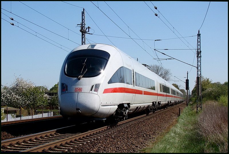 Tz 1162 fhrt als  Ersatz  IC2350 nach Erfurt. Stralsund am 01.05.09 