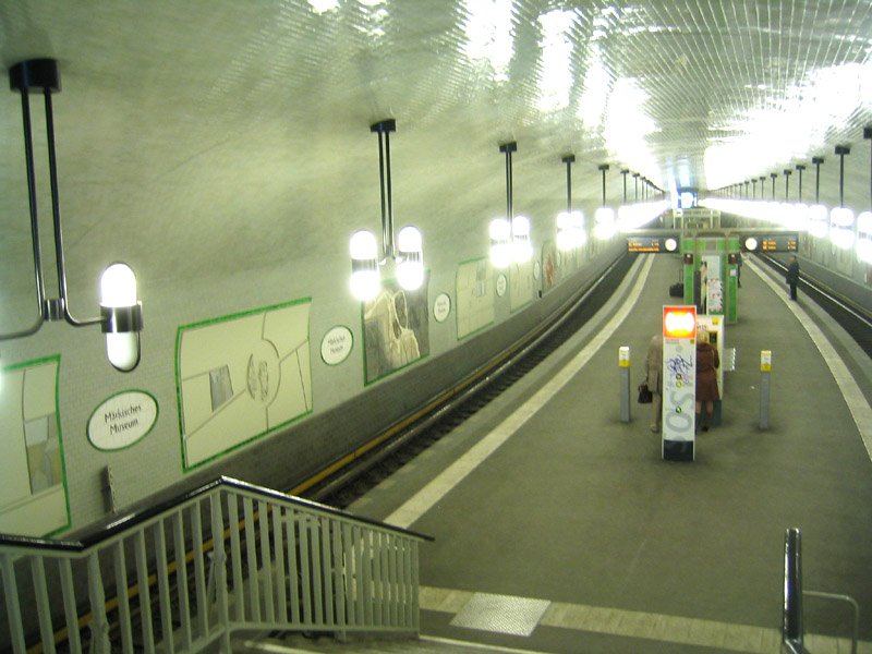 UBahnhof Märkisches Museum U2 Einer der schönsten Bahnhöfe Berlins