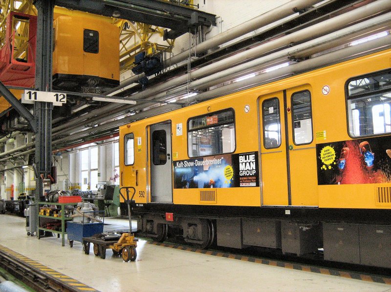 U-Bahnwerkstatt Seestrasse, Tag der offenen Tr am 7. 9. 2008