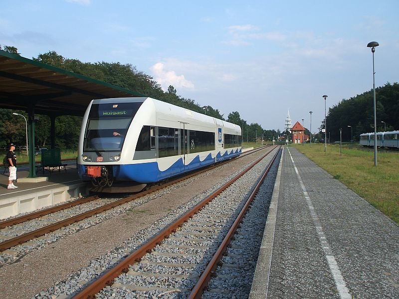 UBB auf der Fahrt nach Wolgast. Seebad Heringsdorf, 19.08.2007