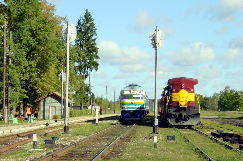 berholung zwischen Tartu und Valga, September 2003