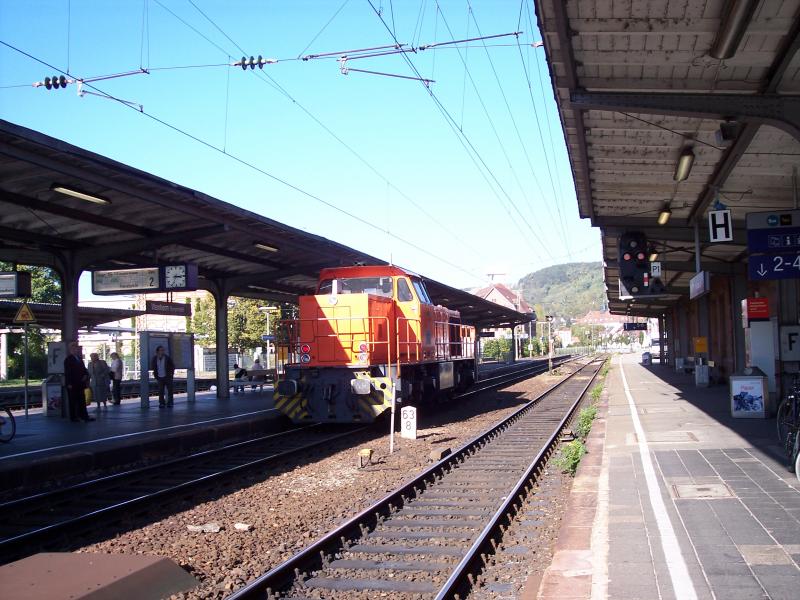 unbekannte lok durchfhrt am 18.10.2005 Weinheim