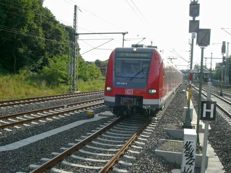 Und hier ist der Frankfurter nochmal bei der Einfahrt im Bhf. Gesundbrunnen.
