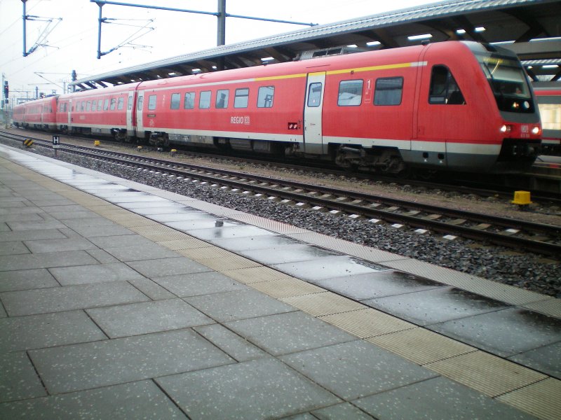 Und noch mal in Farbe.Re nach W�rzburg.Erfurt Hbf 17.04.09