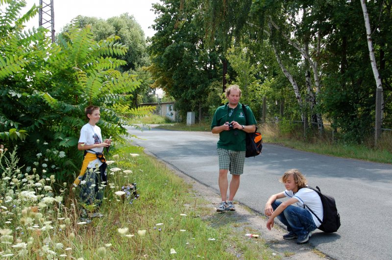 Unsere kleine Truppe vom 03.08.09: Links mein Cousin Fabian, in der Mitte Rolf Ktteritzsch und rechts Julian Hoffrichter.