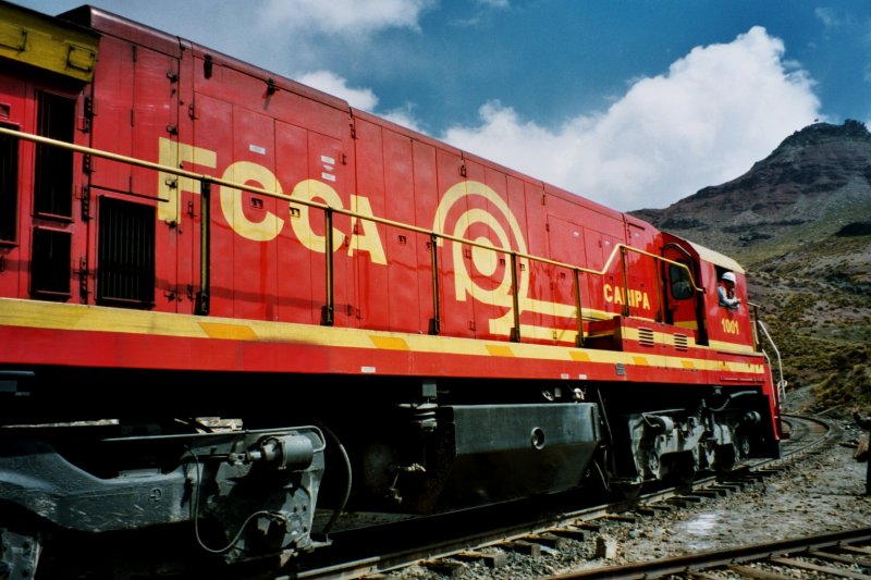 Unterwegs in den Anden - aufgenommen am 31. Oktober 2003