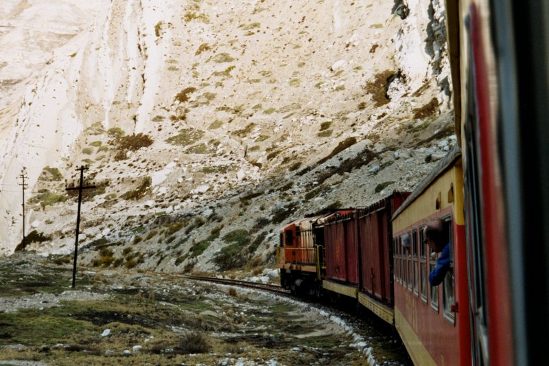Unterwegs in den Anden - aufgenommen am 2. November 2003