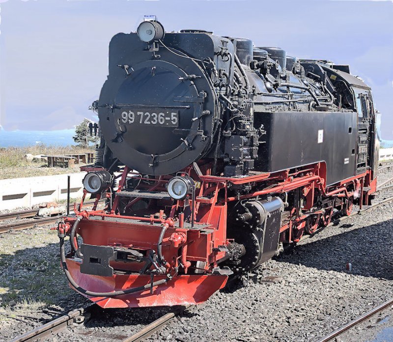 Urlaub Sommer 2008 in Harz - hier Umlauf auf Endstation Brocken.