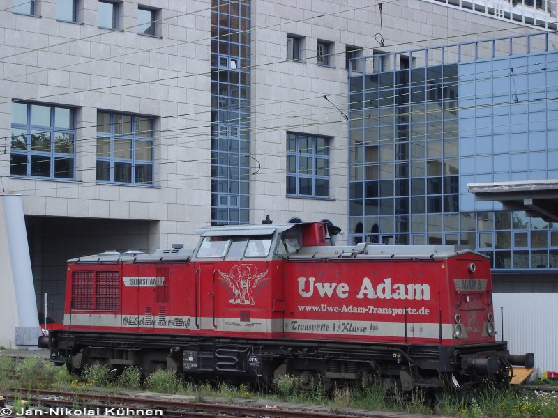 Uwe Adams V100-Ost  Sebastian  war am 1.7.07 in Darmstadt Hbf zu sehen.
