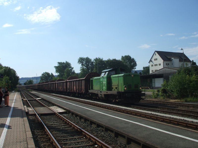 V 100 01 der Ilmebahn am 16.07.2007 in Stadtoldendorf