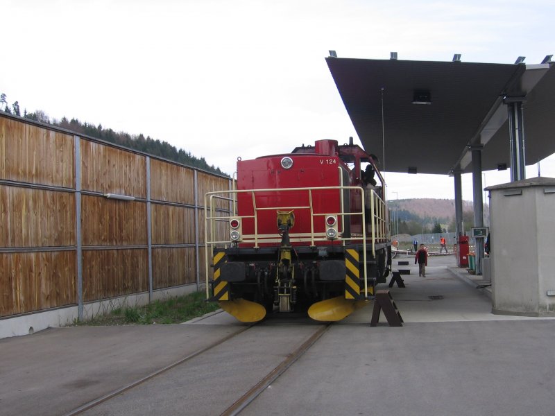 V 124 der HzL beim HzL Fest in Immendingen 30.4.06