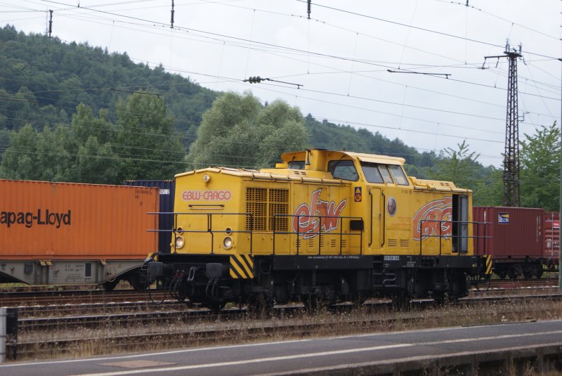 V 130.15 EBW Cargo als Lz in Gemnden am 18.07.08
