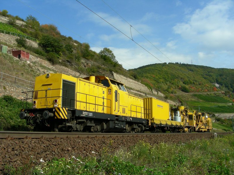 V 150.03 unterwegs den Rhein entlang am 20.09.07