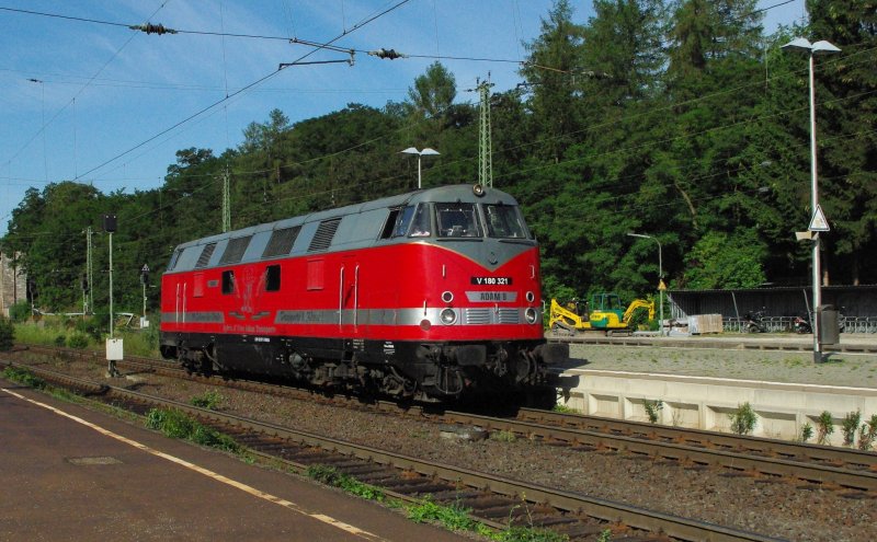 V 180 321  Adam 8  als Lz in Eichenberg. Aufgenommen am 16.07.2009.