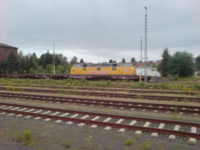 V 270.06 (ex. BR 221 106-9) ,am 20.06.08 in Weiden (Oberpfalz) auf Gleis 224
