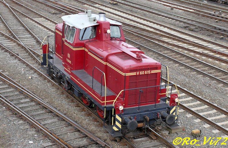 V 60 615 vom Stellwerk Witten (Wif) fotografiert. 09.03.2008.