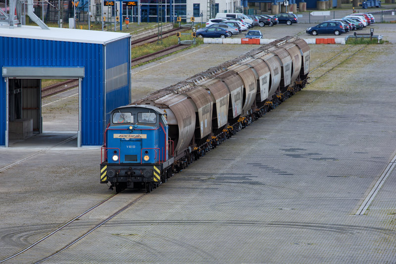 V 60 Der Eg Potsdam Bei Rangierarbeiten Mit Uagps Wagen Im