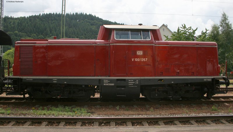 V100 1357 der GS in Hausach 13.7.08