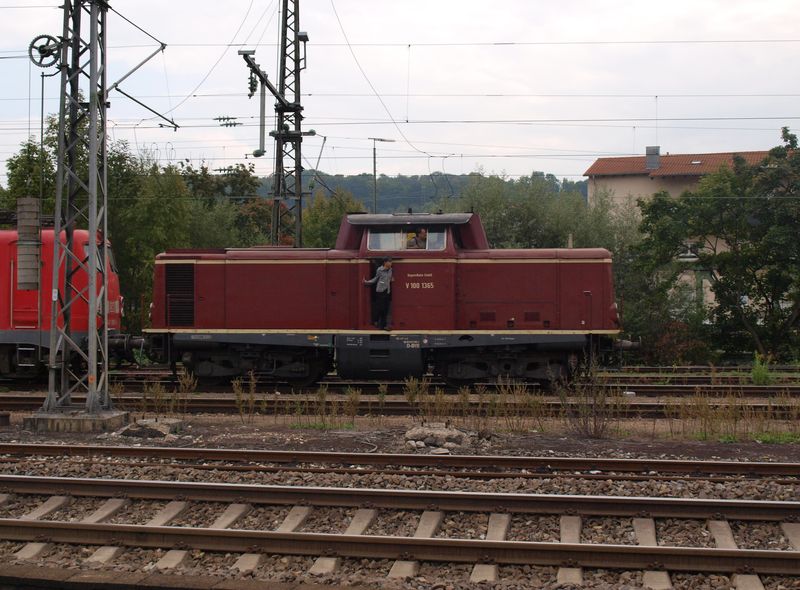 V100 1365 der Bayern Bahn beim Rangieren im Bahnhof Gppingen beim Mrklin-Tag. (20.09.2009)