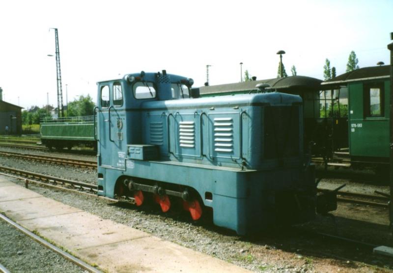 V10C der Traditionsbahn Radebeul in Radwebeul Ost 06.08.01