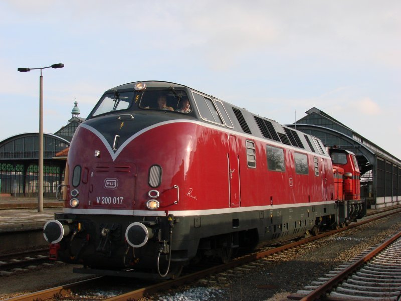 V200 017 am 05.02.2007 in Grlitz