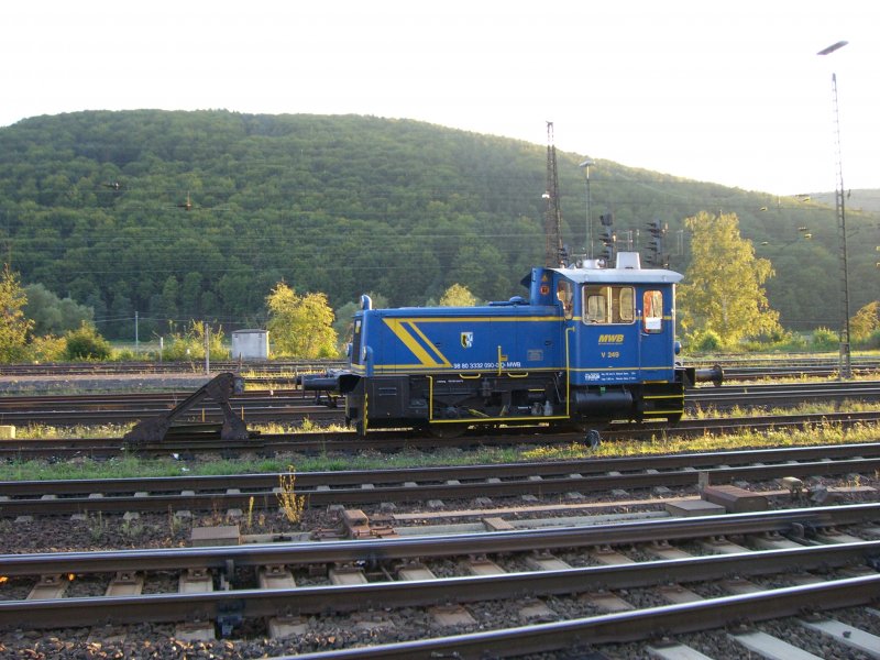 V249 der MWB in Gemnden a. Main! (24.08.2007)