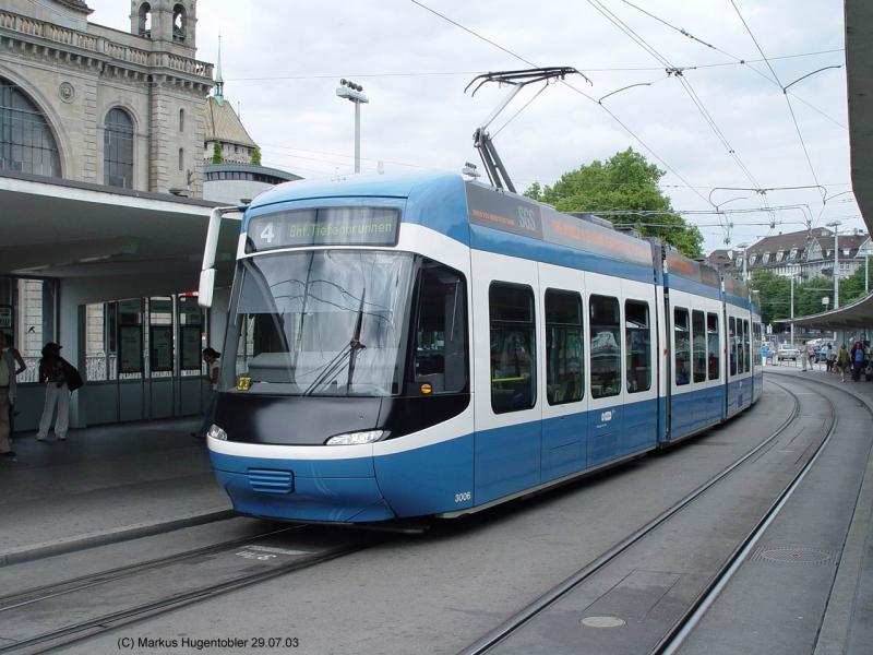 VBZ Verkehrsbetriebe Zrich Be 5/6  Cobra am 29.07.03