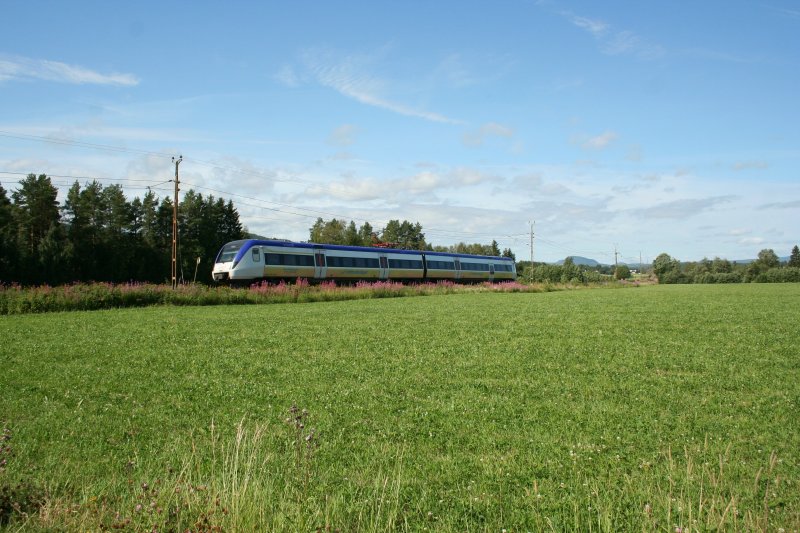 Veolia X52 9034 am 28.7.2008 in Torpshammar (Strecke Sundsvall-�nge-�stersund).
