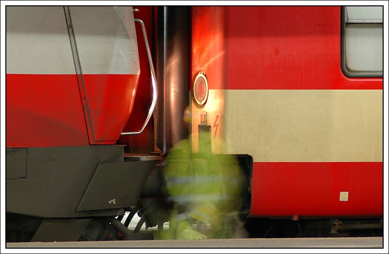Verschubimpression vom Wiener Sdbahnhof, aufgenommen am 8.12.2007.