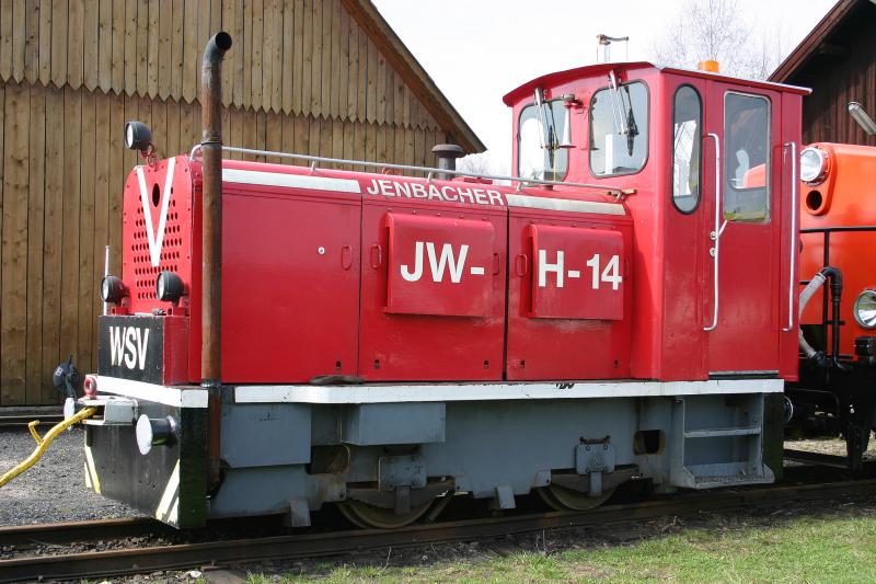 Verschublok JW-H-14 am 17.4.2006 in Heidenreichstein.