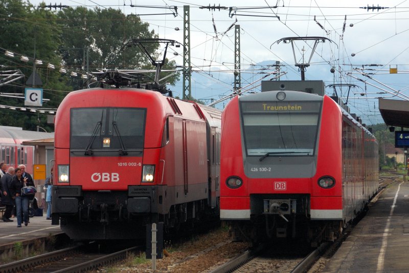 Vlkerverstndigung: BB meets DB. (Rosenheim, 5.August 2008)