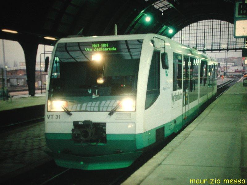 Vogtlandbahn VT31 - Gera - 23.02.2002 