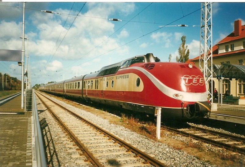 Vor genau 10 Jahren war der berhmte TEE 601 als Sonderzug in Binz.