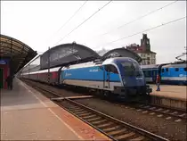 CD 1216 234-5 am 13.03.2017 in Prag Hauptbahnhof.